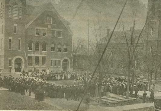 1892, the fifth Wellsville school building