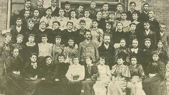 WELLSVILLE HIGH SCHOOL IN 1893