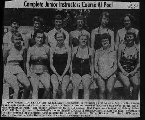 junior inst course at pool