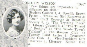 Dorothy Wixson
