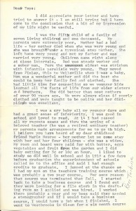 Alda Mae Graves Jacobs 1918 letter